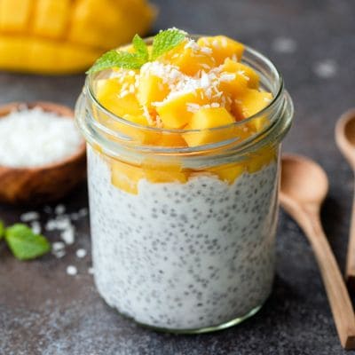 Pudding de chia à la mangue